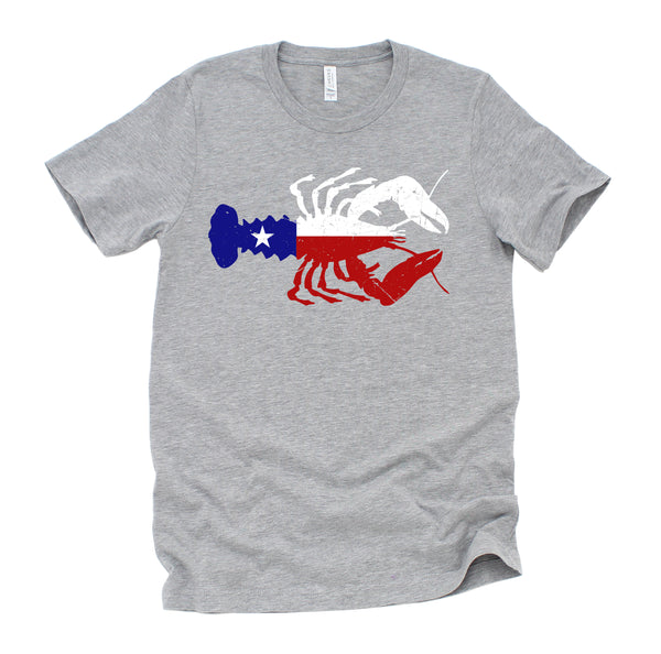 Crawfish Texas Seafood Shellfish Lone Star Southern Food T-Shirt