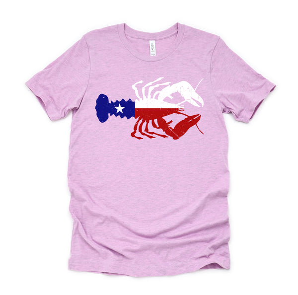 Crawfish Texas Seafood Shellfish Lone Star Southern Food T-Shirt