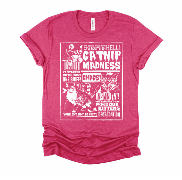 Catnip Madness Cute Kitten Cat Lover Gift for Cat Owners T-Shirt