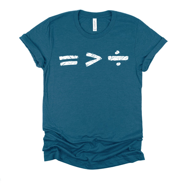 Equality is Better than Division Equal Rights Math Symbol T-Shirt