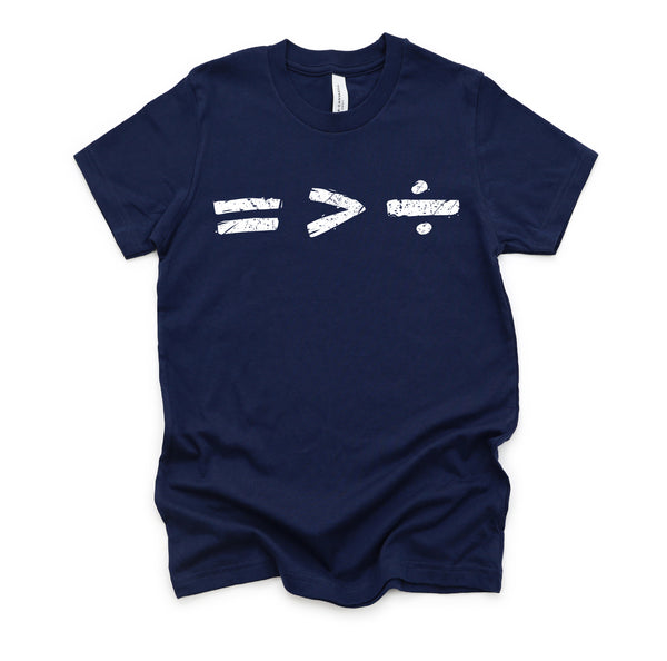 Equality is Better than Division Equal Rights Math Symbol T-Shirt