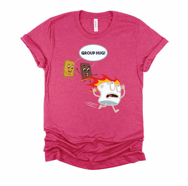 Group Hug Smores Funny Camping Shirt