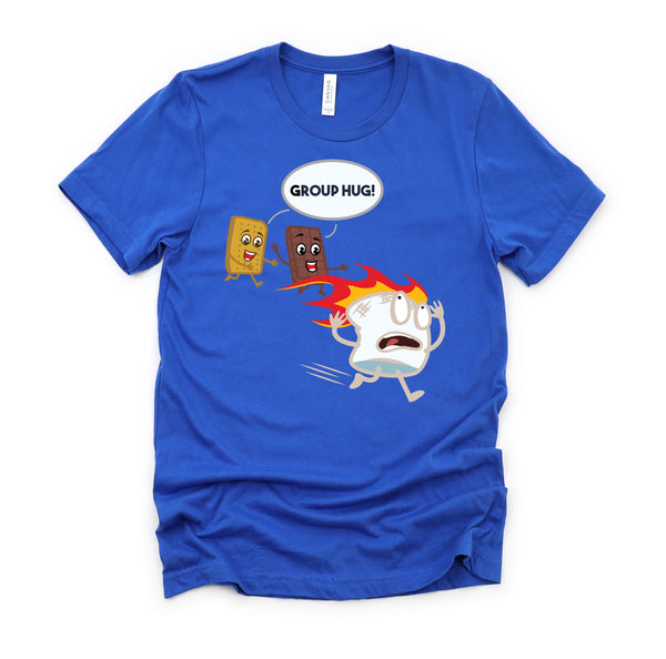 Group Hug Smores Funny Camping Shirt
