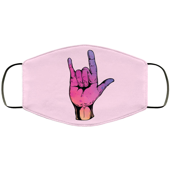 Rock & Roll Face Mask Adult and Kids Punk Rock RockerFace Masks Anti Microbial Ultra BreathableSuper Soft