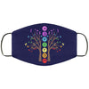 Chakra Tree Of Life Face Mask Adult & Kids Mask Yoga Meditation Healing Crystals NamasteFace Masks Anti Microbial