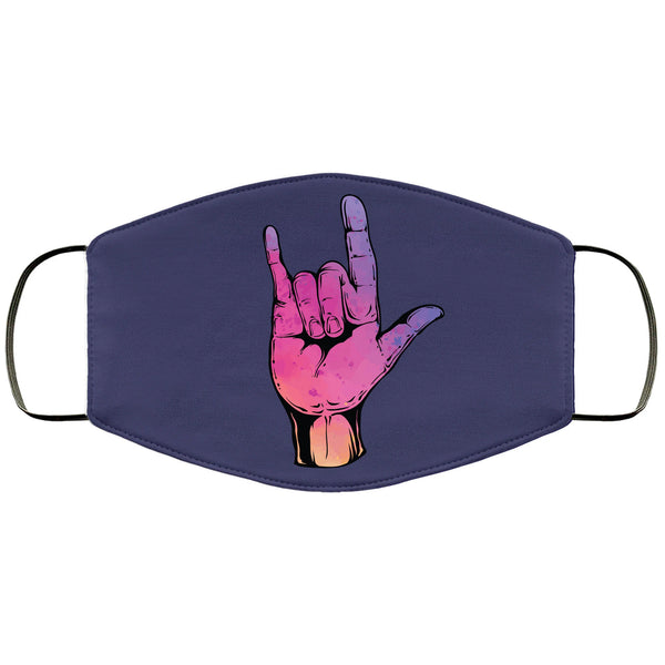 Rock & Roll Face Mask Adult and Kids Punk Rock RockerFace Masks Anti Microbial Ultra BreathableSuper Soft