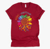 Autism Awareness Accept Understand Love ASD Rainbow Flower T-Shirt