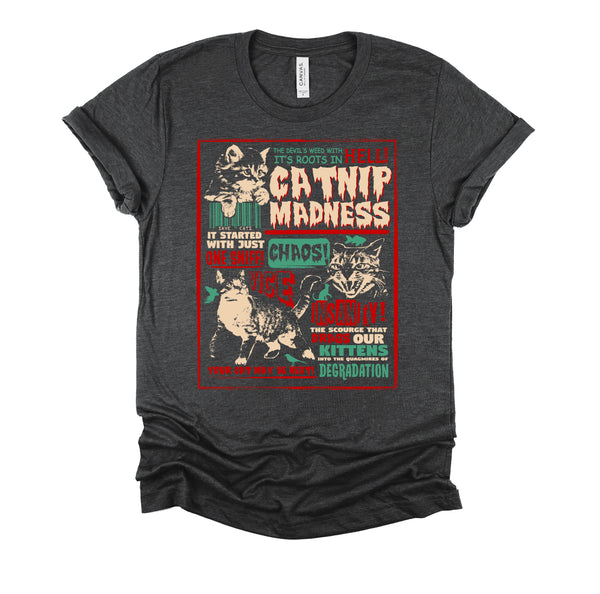 Catnip Madness Cat Lover T-Shirt
