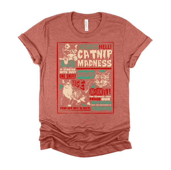 Catnip Madness Cat Lover T-Shirt