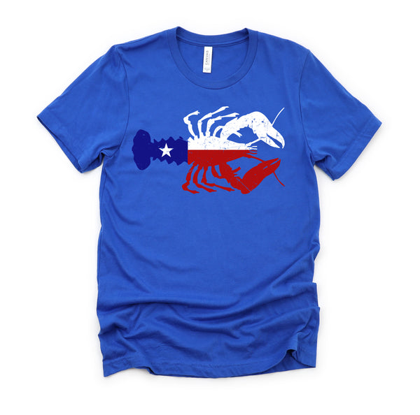 Crawfish Texas Seafood Shellfish Lone Star Southern Food T-Shirt