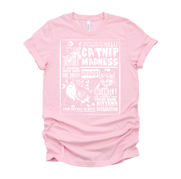 Catnip Madness Cute Kitten Cat Lover Gift for Cat Owners T-Shirt
