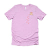 Easter Cute Bunny in Shirt Pocket Tee Rabbit Footprints T-Shirt