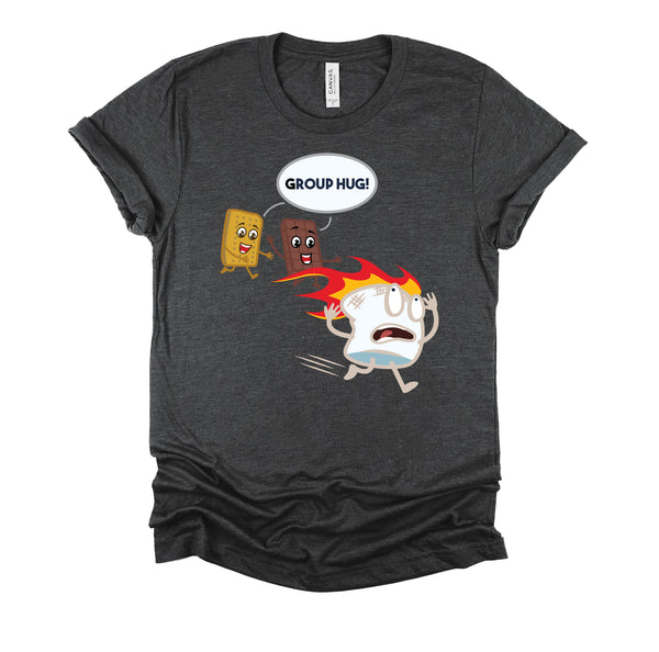 Group Hug Smores Funny Camping Shirt