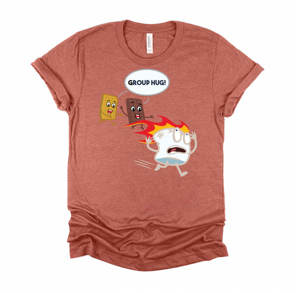 Group Hug Smores Funny Camping Shirt