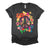 Peace Sign Colorful Flowers Hippie Retro 60s 70's T-Shirt
