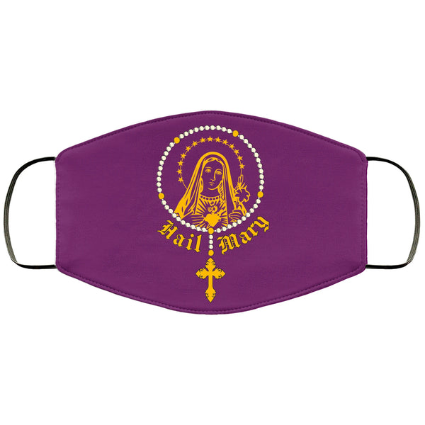 Virgin Mary Face Mask Adult & Kids Mask Rosary Bible Verse Scripture Religious Catholic Face Masks Anti Microbial Ultra Breathable