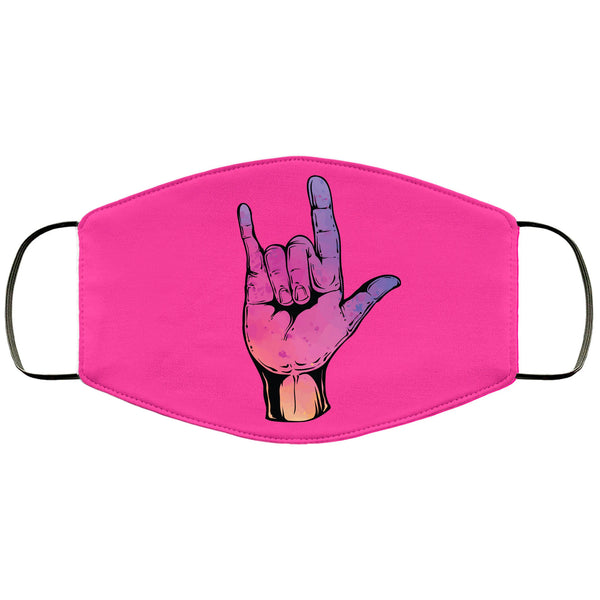 Rock & Roll Face Mask Adult and Kids Punk Rock RockerFace Masks Anti Microbial Ultra BreathableSuper Soft