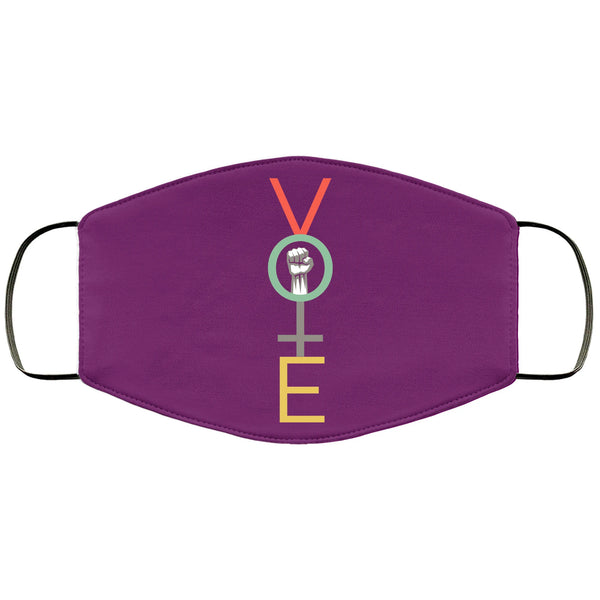 Vote Face Mask Womens Gender Equality Voting SuffrageFace Masks Anti Microbial Ultra Breathable