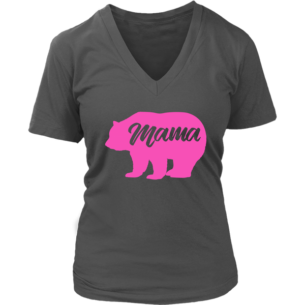 Womens Teddy Bear Mom T-Shirt - Funny Mommy Tshirt - Tee for Mother - Womens Plus Size up to 4X