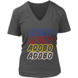 Adobo Filipino Food T-Shirt Philippines Novelty Gift Tee - Womens Plus Size Up To 4X