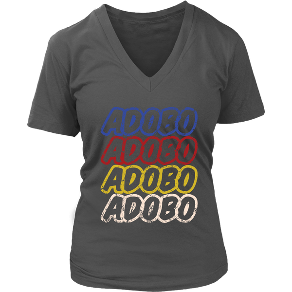 Adobo Filipino Food T-Shirt Philippines Novelty Gift Tee - Womens Plus Size Up To 4X