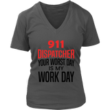 911 Dispatcher T-Shirt - Emergency Worker Tshirt - Funny Tee Shirt - Womens Plus Size Up To 4X