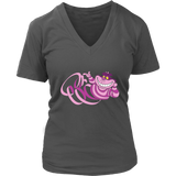 Weird Cheshire Cat T-Shirt - Cute Mad Cats for Halloween - Womens Plus Size Up To 4X