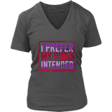 I Prefer My Puns Intended T-Shirt - Funny Shirt - Novelty T - Womens Plus Size Up To 4X