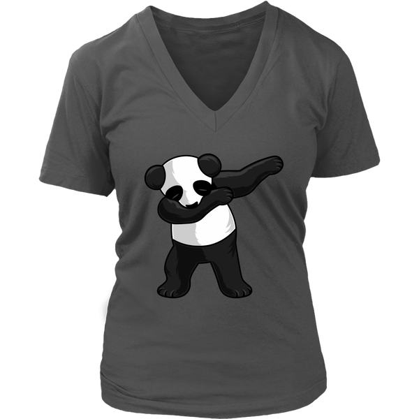 Dabbing Panda T-Shirt - Funny Bear Dab T Shirt - Womens Plus Size up to 4X