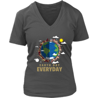 Earth Day Everyday Tee - Save Endangered Animals Tshirt - Womens Plus Size Up To 4X