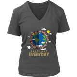 Earth Day Everyday Tee - Save Endangered Animals Tshirt - Womens Plus Size Up To 4X