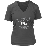 Free Shrugs Tshirt - Shrugging Stick Man Novelty T-Shirt - Womens Plus Size Up To 4X