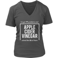 Apple Cider Vinegar T-Shirt - Miracle Cure Tshirt - Witty T - Womens Plus Size Up To 4X