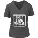 Apple Cider Vinegar T-Shirt - Miracle Cure Tshirt - Witty T - Womens Plus Size Up To 4X