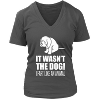 Inappropriate Fart Shirt - Dog Joke Graphic Shirt - Animal - Womens Plus Size Up To 4X