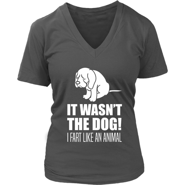 Inappropriate Fart Shirt - Dog Joke Graphic Shirt - Animal - Womens Plus Size Up To 4X