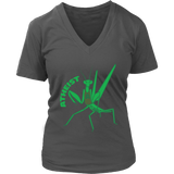 Atheist Praying Mantis Pun Tshirt - Atheism Humor Tee - Womens Plus Size Up To 4X