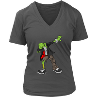 Dabbing Zombie T-Shirt - Halloween Funny Dab T Shirt - Womens Plus Size up to 4X