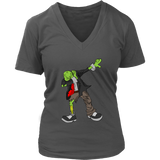 Dabbing Zombie T-Shirt - Halloween Funny Dab T Shirt - Womens Plus Size up to 4X