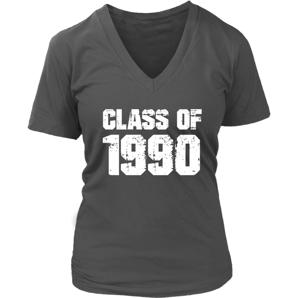 Class of 1990 T-Shirt - Graduation T Shirt - Birthday Tee - Reunion - Womens Plus Size Up To 4X