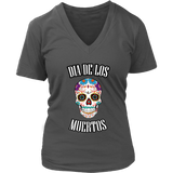 Halloween Mexican Skull Tshirt - Dia de los Muertos Dead Day T-Shirt - Womens Plus Size Up To 4X