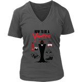 How To Be A Vampire T-Shirt - Halloween Costume Tee -  Womens Plus Size up to 4X