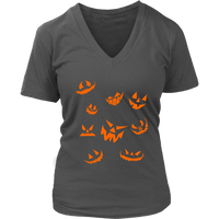 Evil Laugh Halloween Tshirt - Jack O Lantern Pumpkin Tee - Womens Plus Size Up To 4X