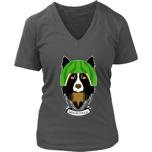 Melon Collie Funny Dog Tshirt - Melancholy Dogs Tee - Womens Plus Size Up To 4X