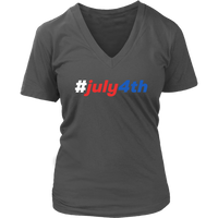 4th of July T-Shirt - Independence Day Tshirt - USA Holidays - Womens Plus Size Up To 4X