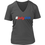 4th of July T-Shirt - Independence Day Tshirt - USA Holidays - Womens Plus Size Up To 4X