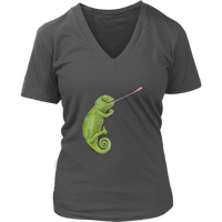 Chameleon - Love Animals Tshirt - Graphic Realistic T-shirt - Womens Plus Size up to 4X