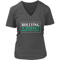 Bullying Not Cool T-Shirt - Stop Bullying in School Tee - Womens Plus Size up to 4X