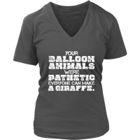 Balloon Twister T-Shirt - Animal Balloons Tshirt - Funny Tee - Womens Plus Size Up To 4X