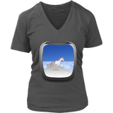 Airplane Window T-Shirt - Vacation Tee - Unicorn Tshirt - Womens Plus Size up to 4X